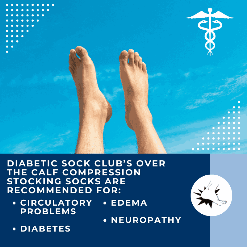 Men's Over-the-Calf Compression Socks – Medical-Grade Support (1 Pair)