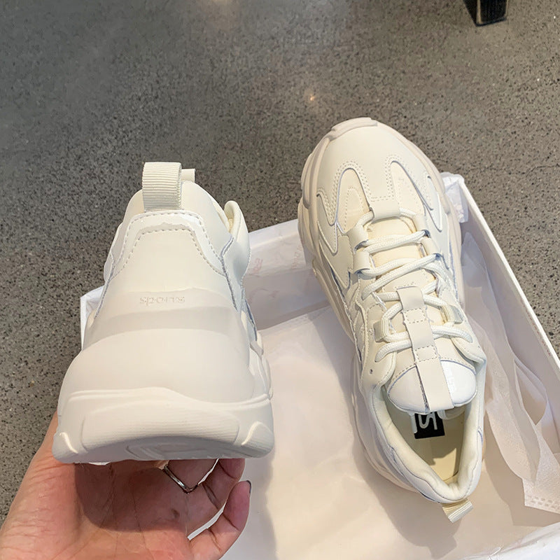 Women's Lace Up Thick Platform Sneakers