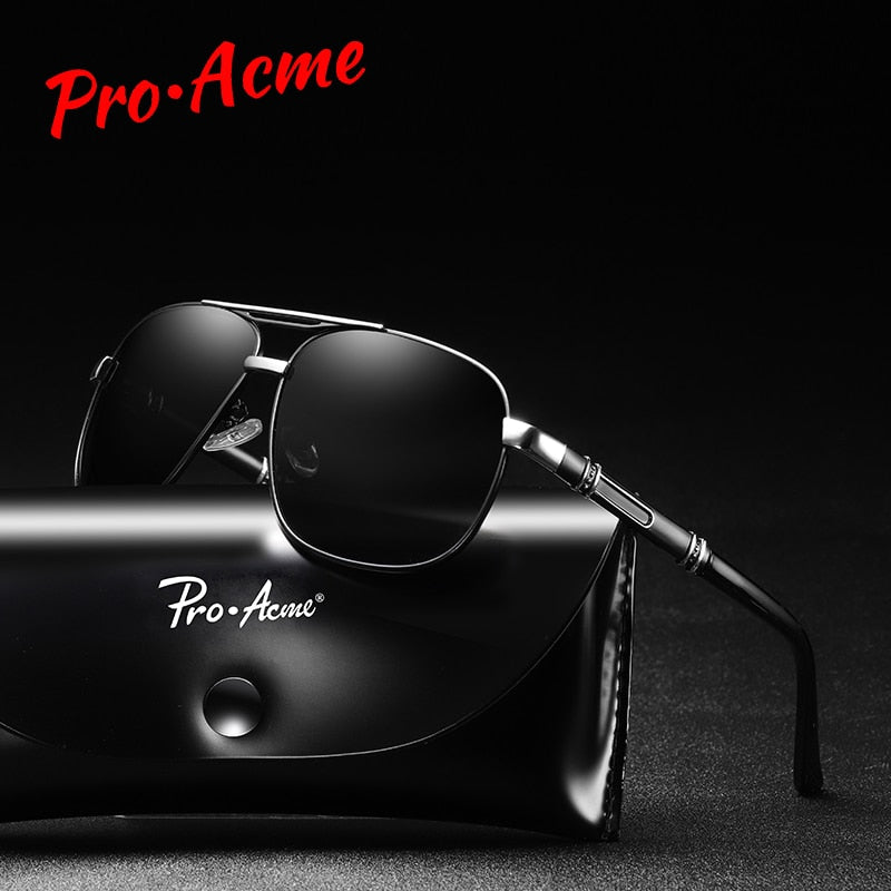 Men's Polarized Driving Sunglasses – Black Designer Sun Glasses