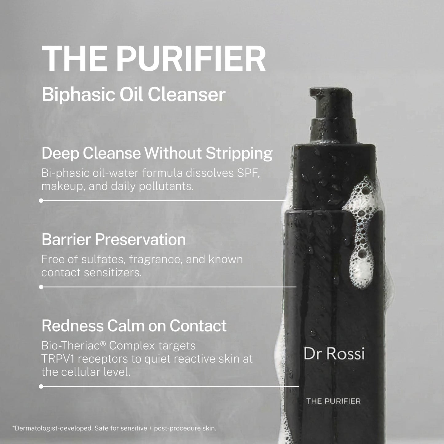 The Purifier Biphasic Oil Cleanser by Dr Rossi