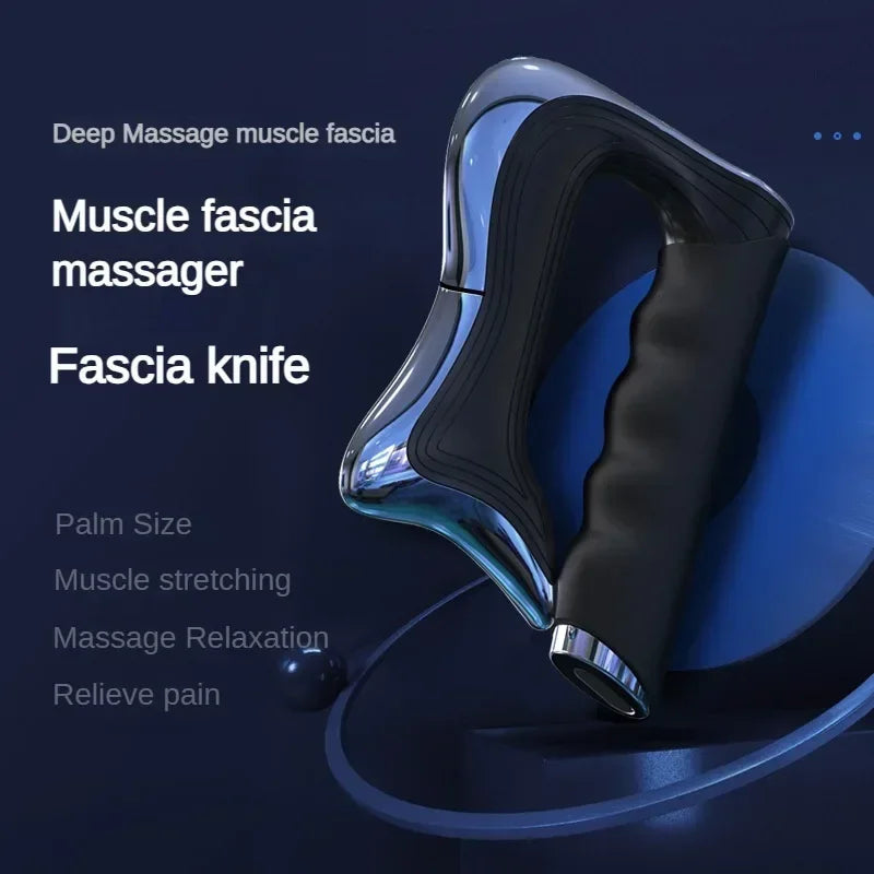 Electric Microcurrent Fascia Massage Gun – NMES Deep Muscle Relief