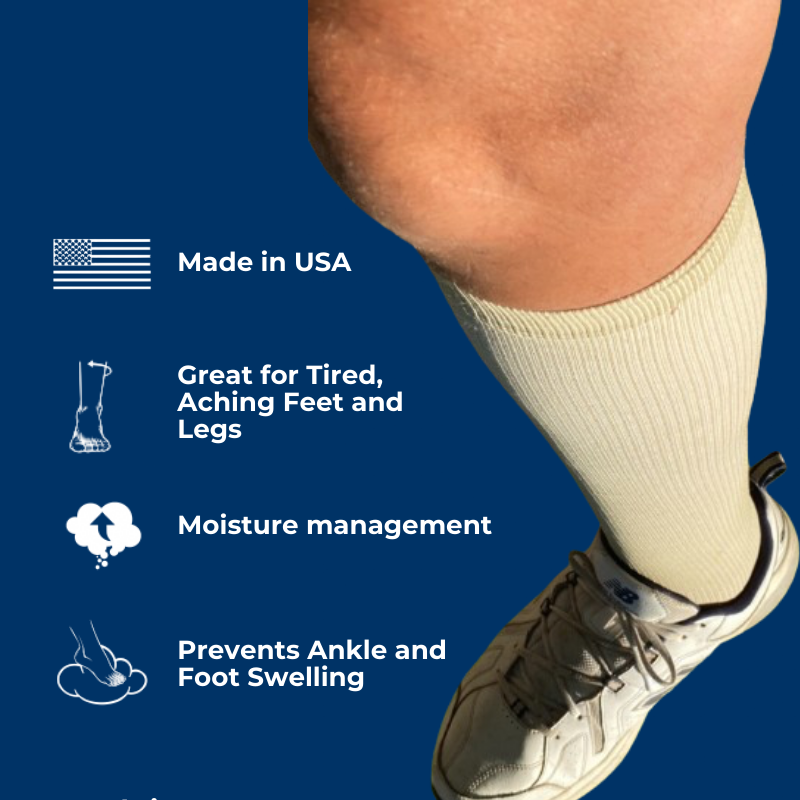 Men's Over-the-Calf Compression Socks – Medical-Grade Support (1 Pair)