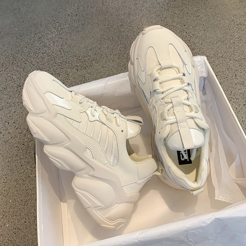 Women's Lace Up Thick Platform Sneakers