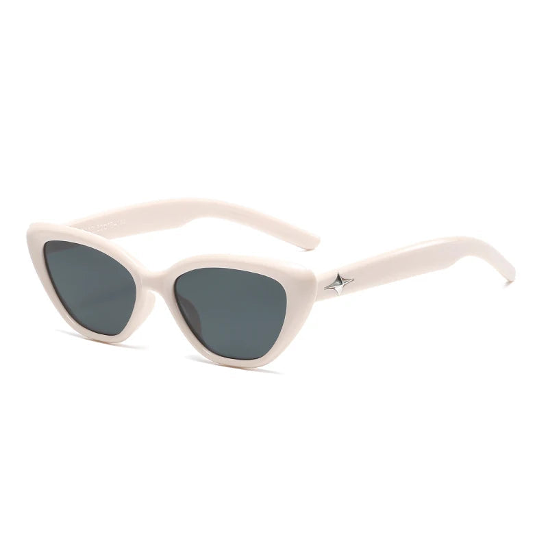 Fashion Cat Eye Sunglasses – Classic Rice Nail Design for Women & Men