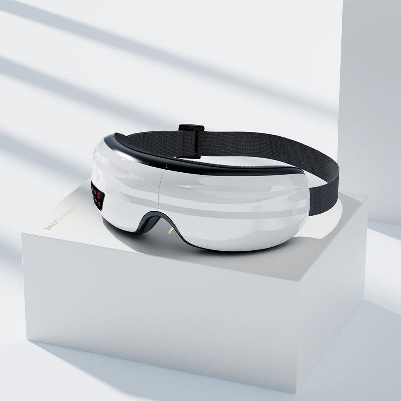 Bluetooth Eye Massager – Air Pressure & Vibration for Migraine & Sleep Relief