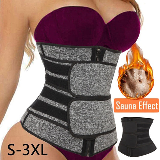 Neoprene Sauna Waist Trainer Corset – 9 Steel Bones