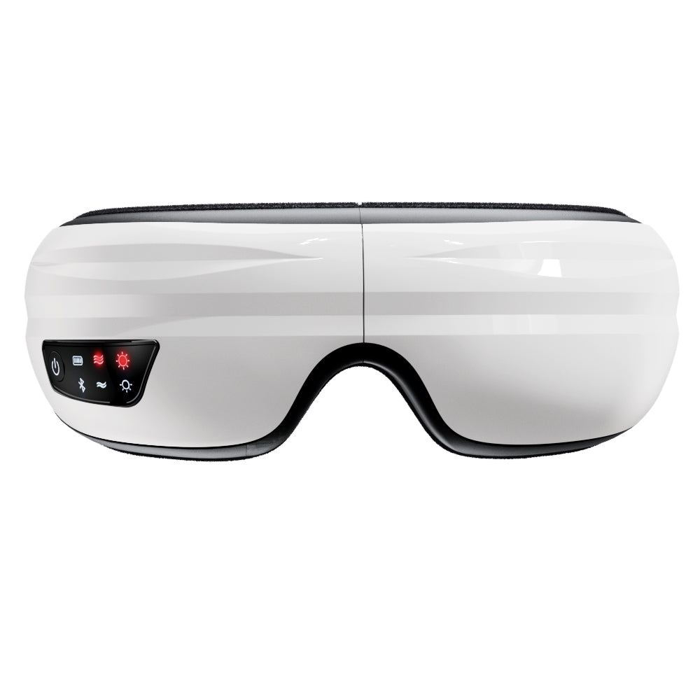Bluetooth Eye Massager – Air Pressure & Vibration for Migraine & Sleep Relief