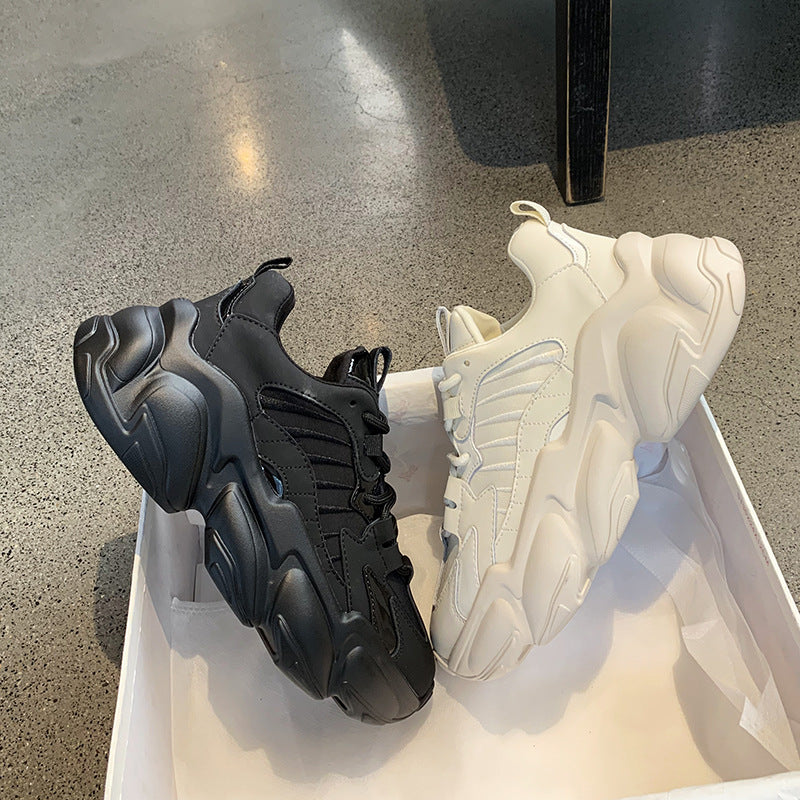 Women's Lace Up Thick Platform Sneakers