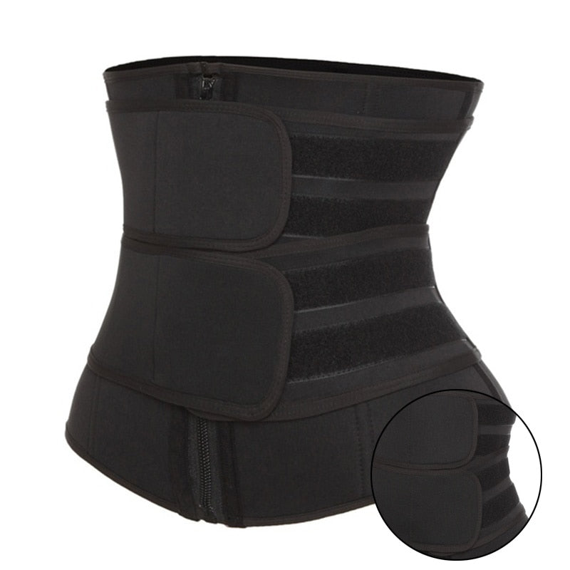 Neoprene Sauna Waist Trainer Corset – 9 Steel Bones