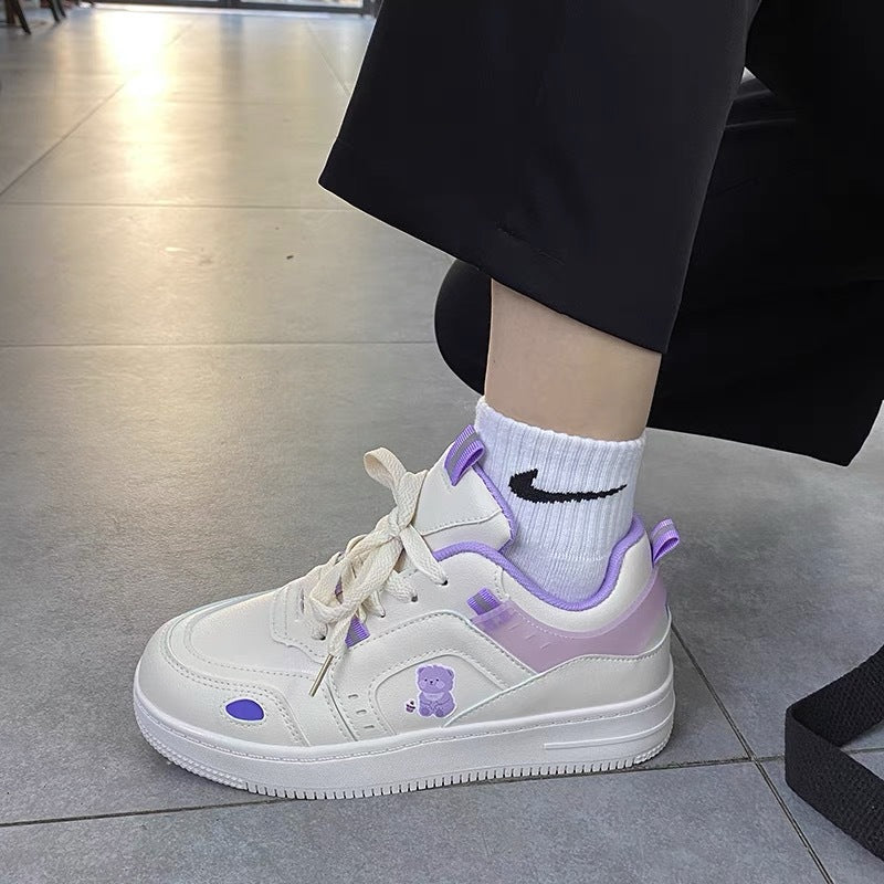 Women's Spring Lace-Up Casual Sneakers