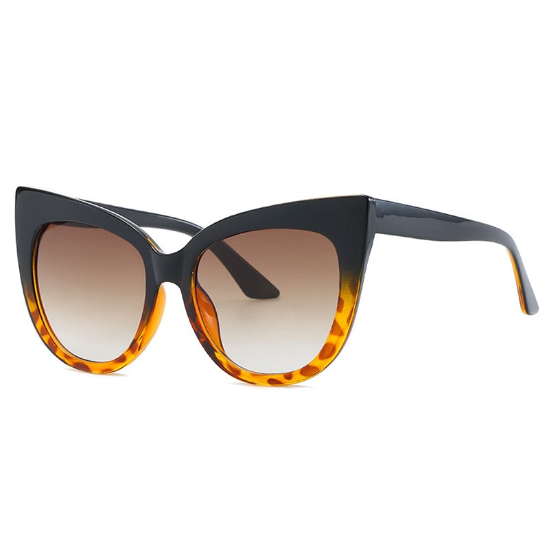 Women's Oversized Cat Eye Sunglasses – UV400 Protection