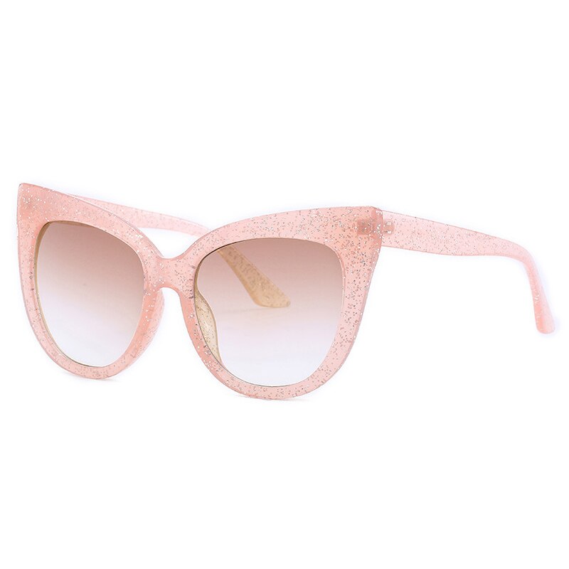 Women's Oversized Cat Eye Sunglasses – UV400 Protection