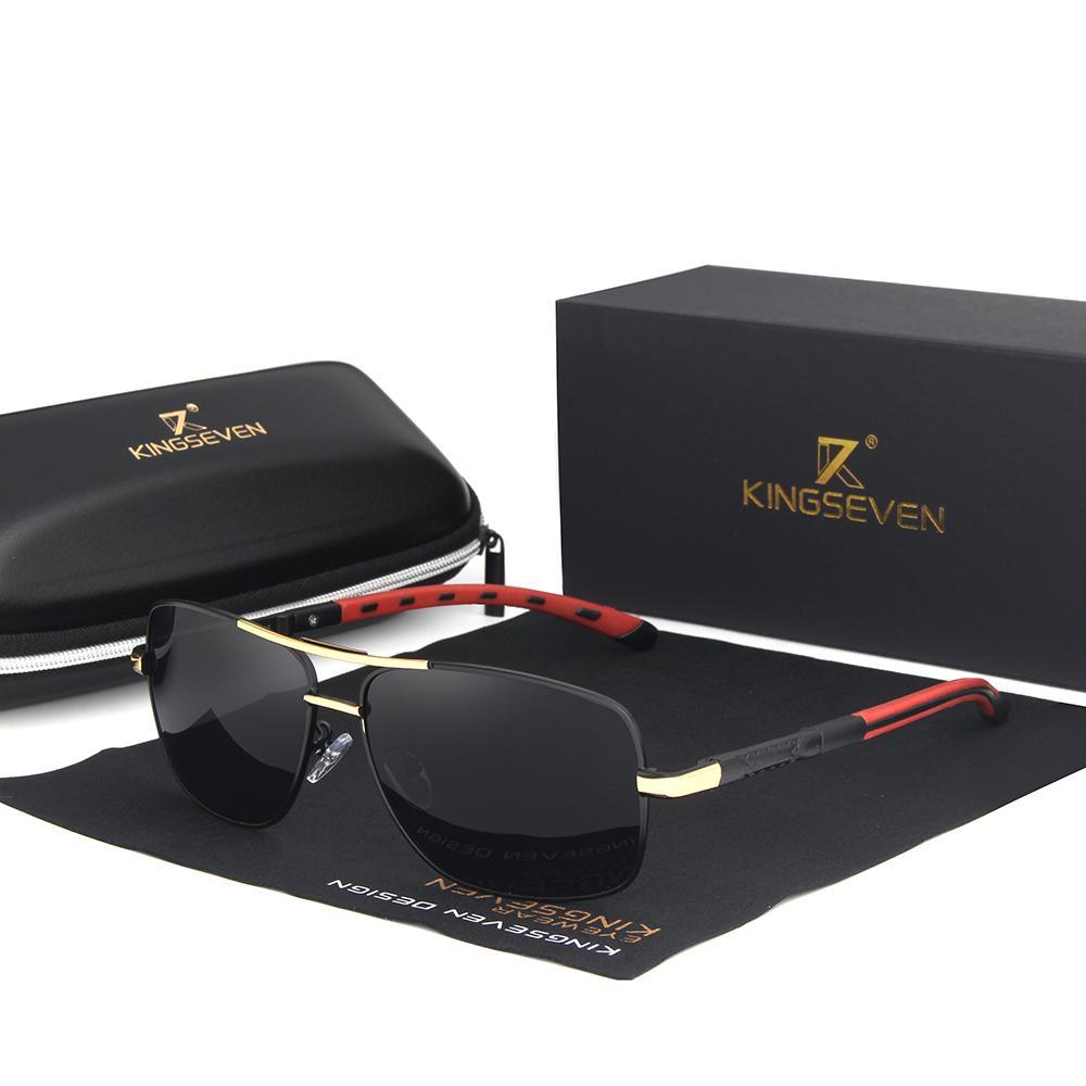 Brand Designer Men's Aluminum Magnesium Sunglasses – Polarized Mirror Lens