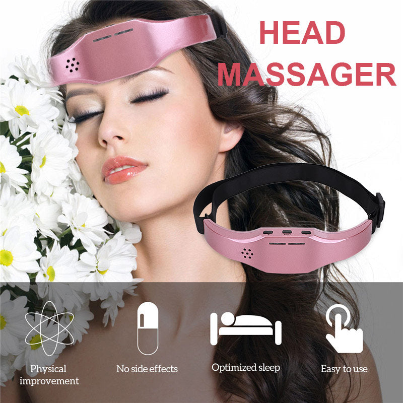 Electric Head Massager & Sleep Therapy Device – Migraine & Insomnia Relief