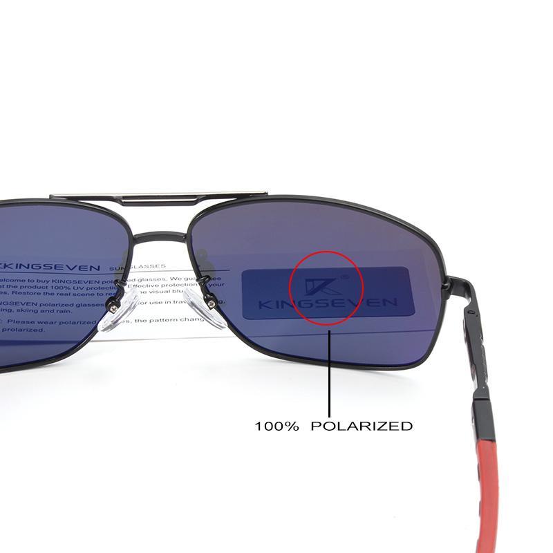 Brand Designer Men's Aluminum Magnesium Sunglasses – Polarized Mirror Lens