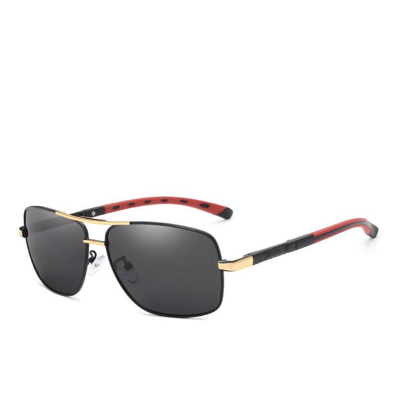 Brand Designer Men's Aluminum Magnesium Sunglasses – Polarized Mirror Lens