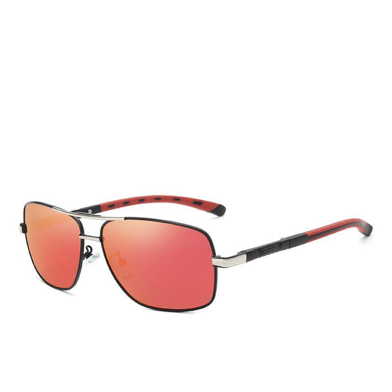 Brand Designer Men's Aluminum Magnesium Sunglasses – Polarized Mirror Lens