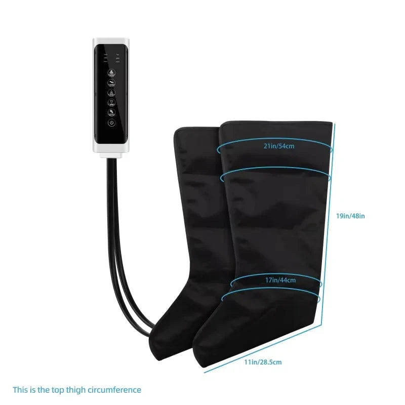Electric Pneumatic Leg Massager – Thighs, Calves & Feet with Remote