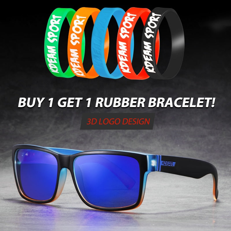 Men's KDEAM Sport Polarized Sunglasses – Shockingly Bold Colors