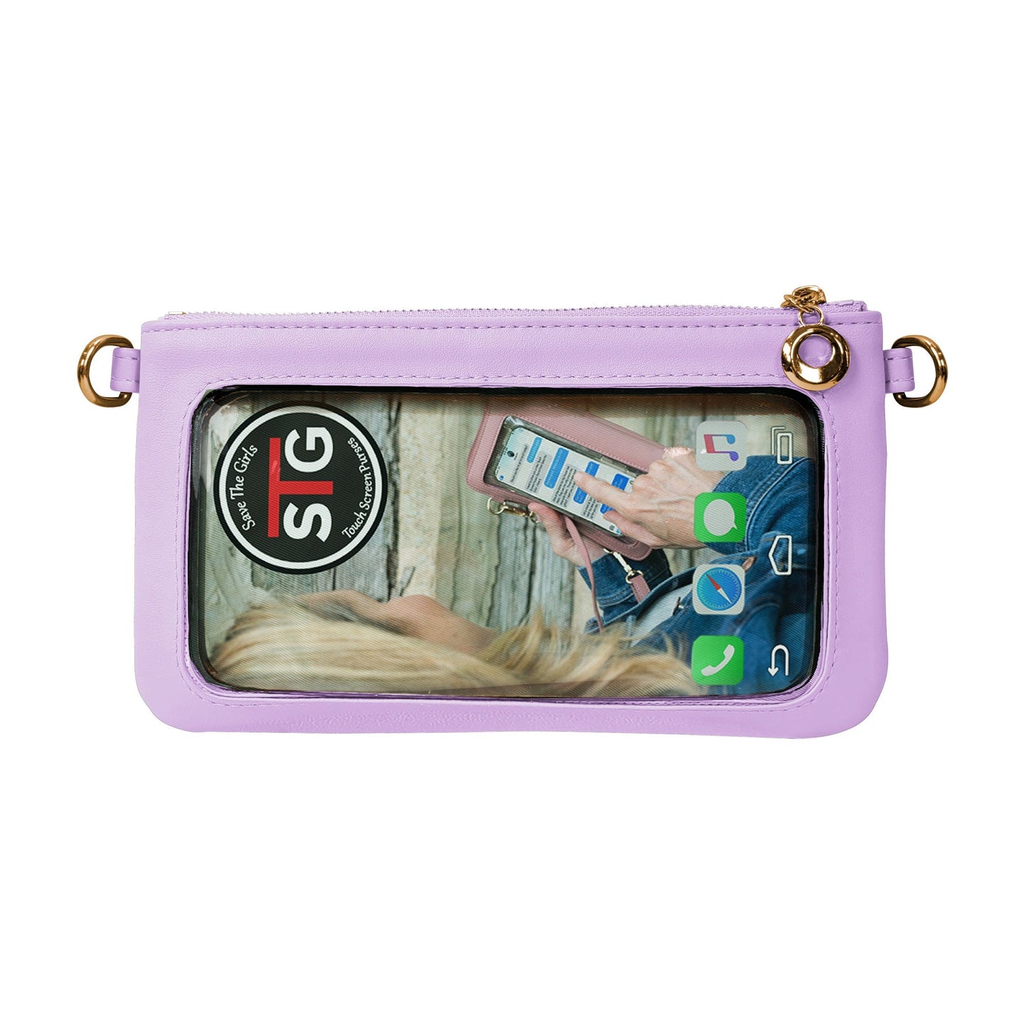 Bella RFID Women's Crossbody Purse | RFID Blocking Touchscreen Wallet