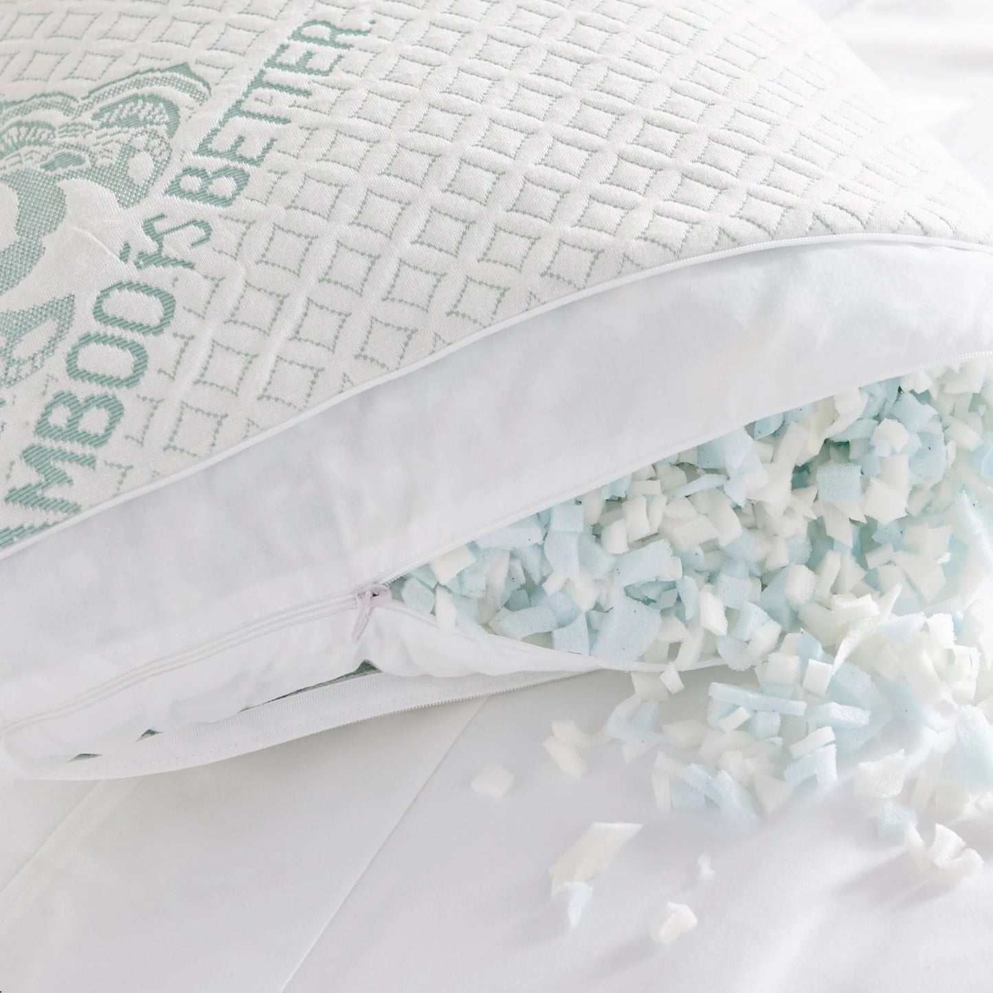 Adjustable Bamboo Cooling Pillow – Premium Bed Pillow for Better Sleep