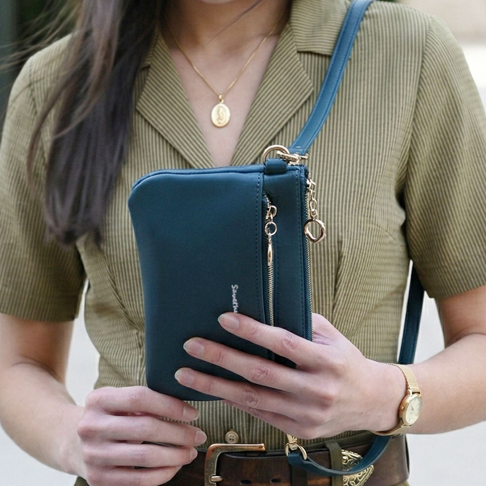 Bella RFID Women's Crossbody Purse | RFID Blocking Touchscreen Wallet
