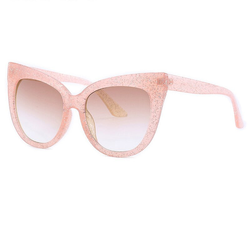 Women's Oversized Cat Eye Sunglasses – UV400 Protection