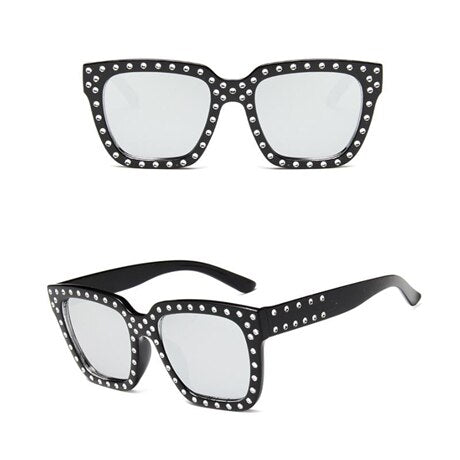 Women's Crystal Decoration Sunglasses – Elegant UV Protection