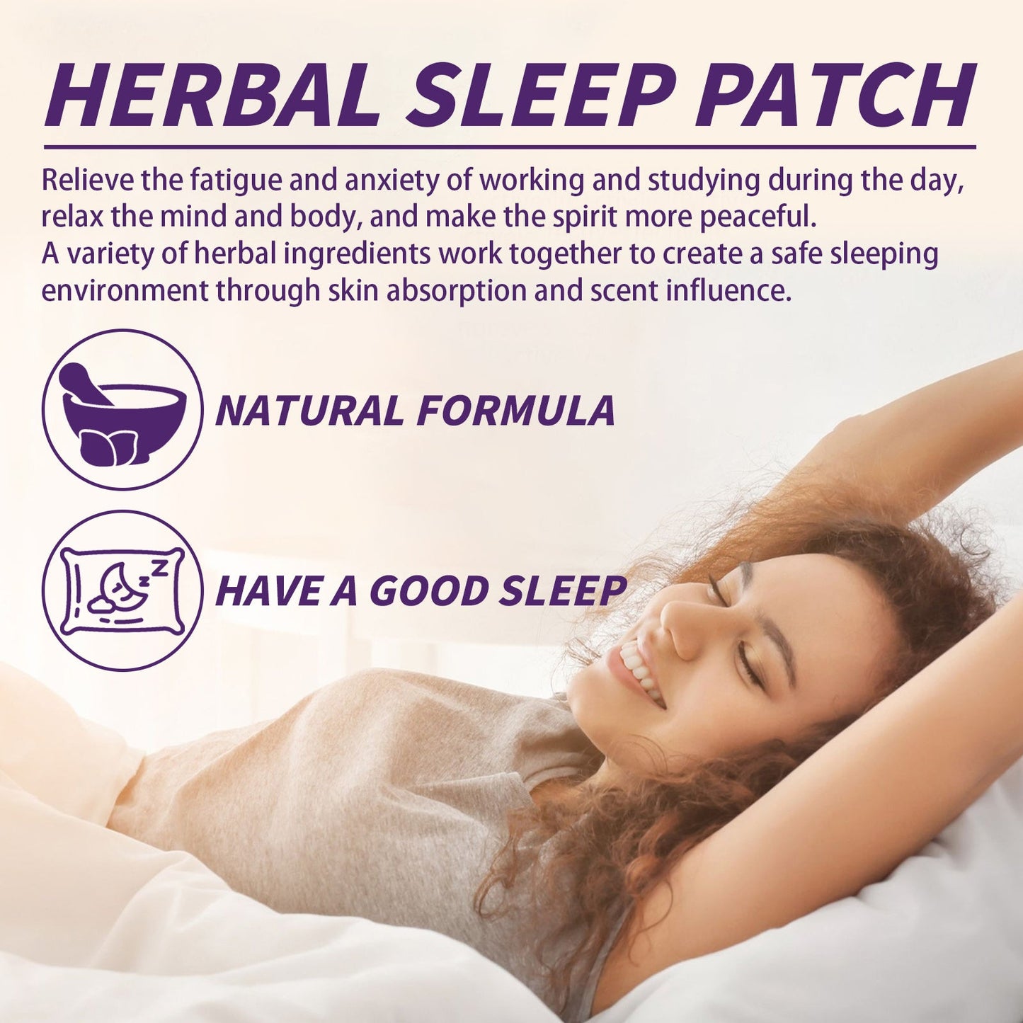 Herbal Sleep Patch – Natural Relaxation & Stress Relief Body Patch
