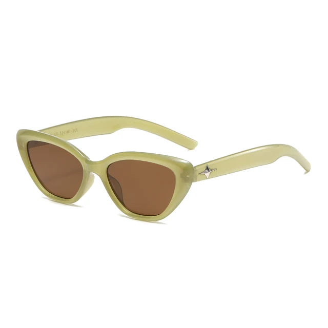 Fashion Cat Eye Sunglasses – Classic Rice Nail Design for Women & Men