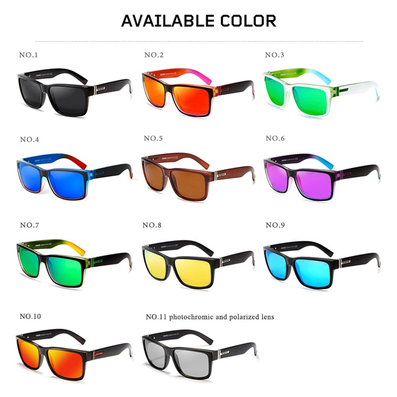 Men's KDEAM Sport Polarized Sunglasses – Shockingly Bold Colors