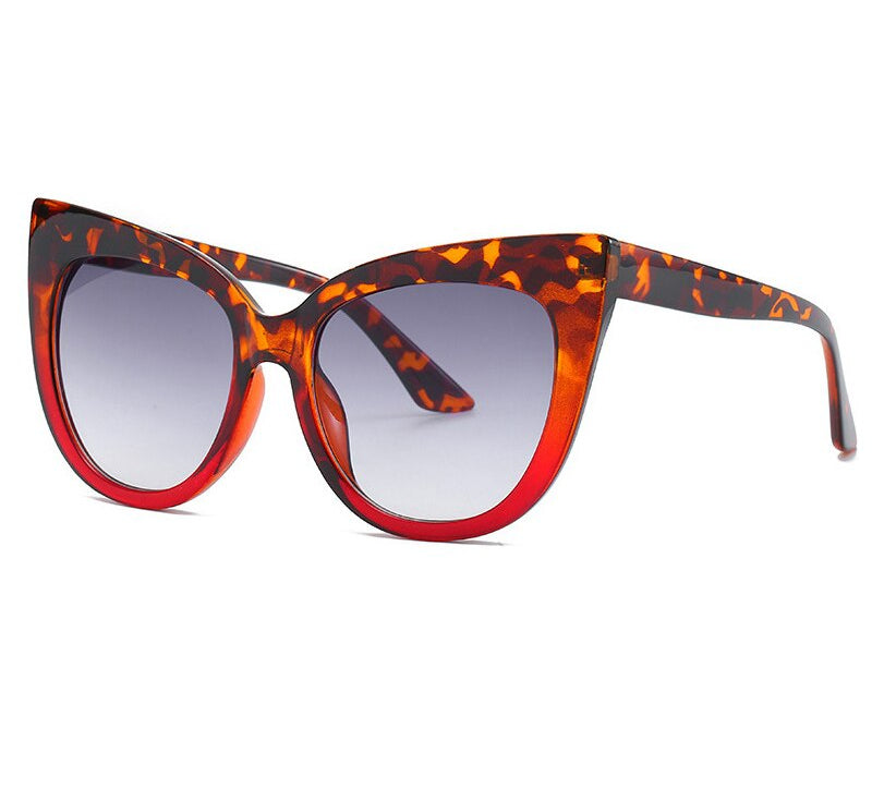 Women's Oversized Cat Eye Sunglasses – UV400 Protection