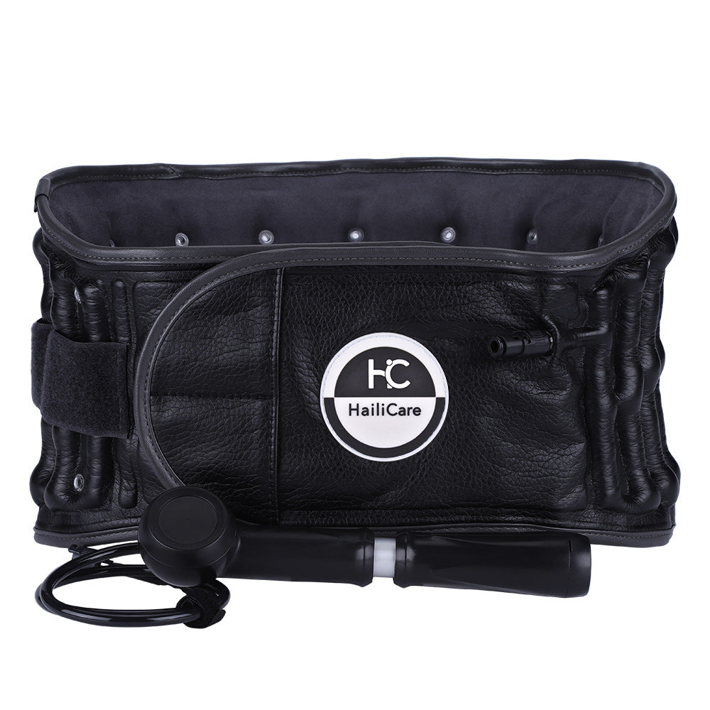 Inflatable Lumbar Traction & Support Belt with Heat Therapy