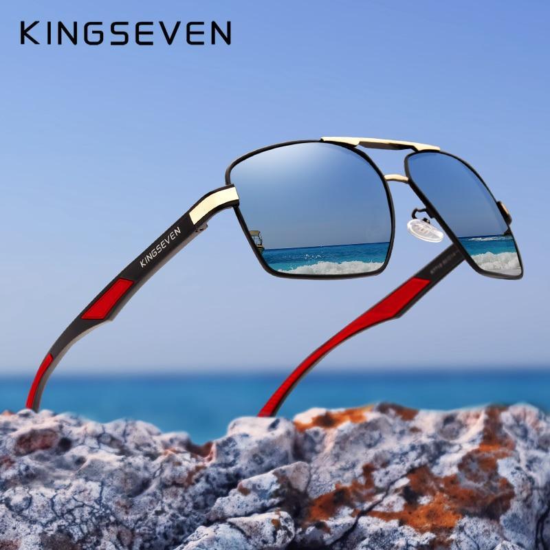 Luxury Aluminum Men's Polarized Sunglasses – Mirror Lens UV400