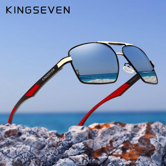 Luxury Aluminum Men's Polarized Sunglasses – Mirror Lens UV400