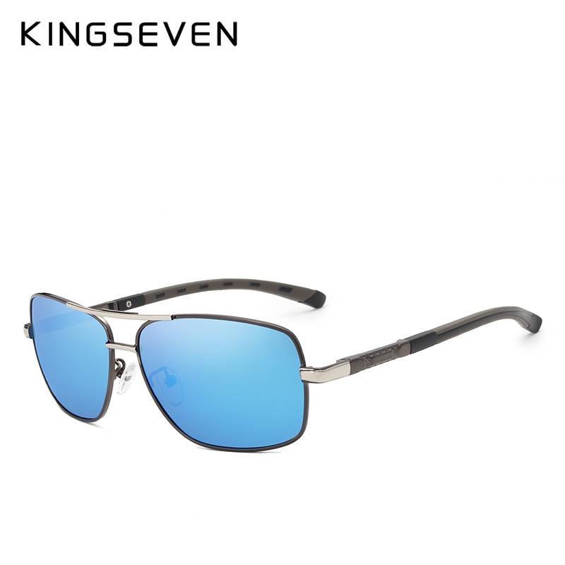 Brand Designer Men's Aluminum Magnesium Sunglasses – Polarized Mirror Lens
