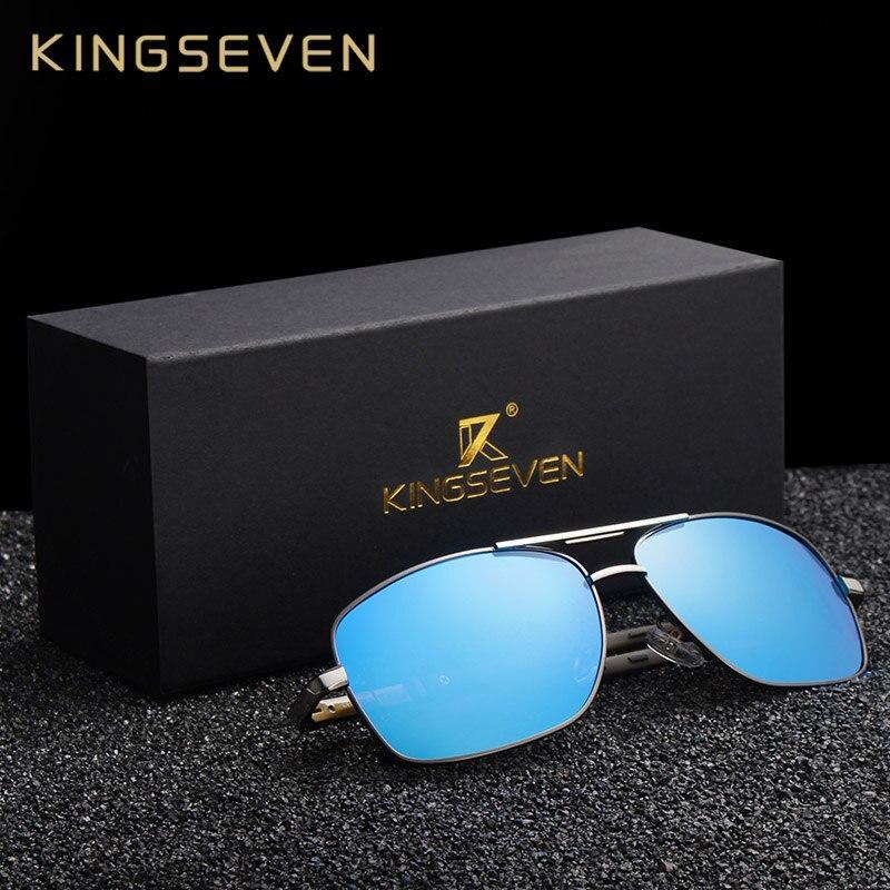 Brand Designer Men's Aluminum Magnesium Sunglasses – Polarized Mirror Lens