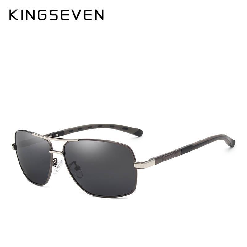 Brand Designer Men's Aluminum Magnesium Sunglasses – Polarized Mirror Lens