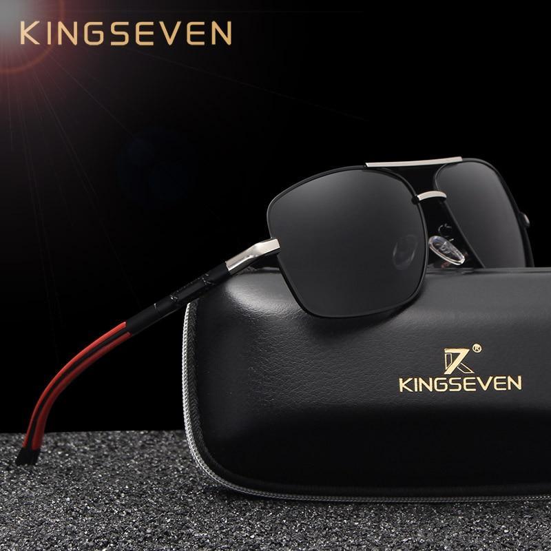 Brand Designer Men's Aluminum Magnesium Sunglasses – Polarized Mirror Lens