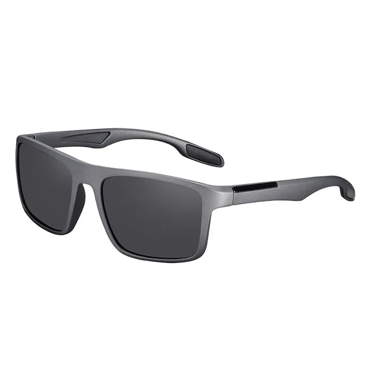 BARCUR TR90 Ultralight Polarized Sunglasses – Vintage Square UV400 for Men