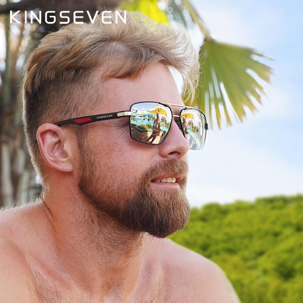 Luxury Aluminum Men's Polarized Sunglasses – Mirror Lens UV400