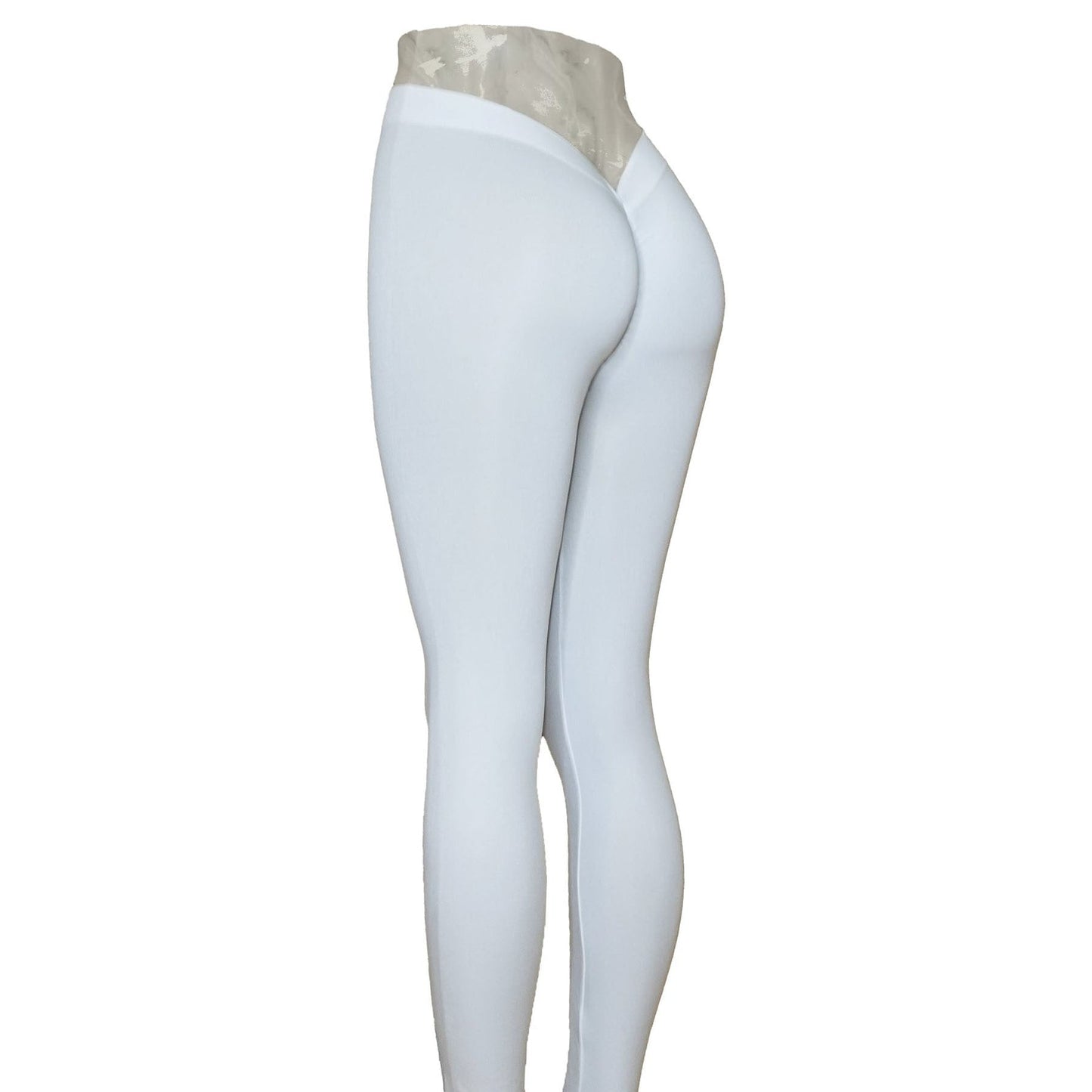 Women's Peach Hip Yoga Pants – High-Waist V-Cut Workout Leggings