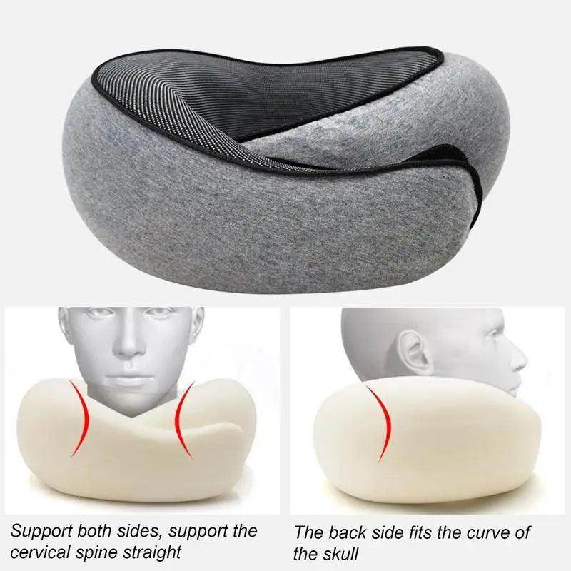 Travel Neck Pillow – Comfortable Sleeping Pillow for Travel & Rest