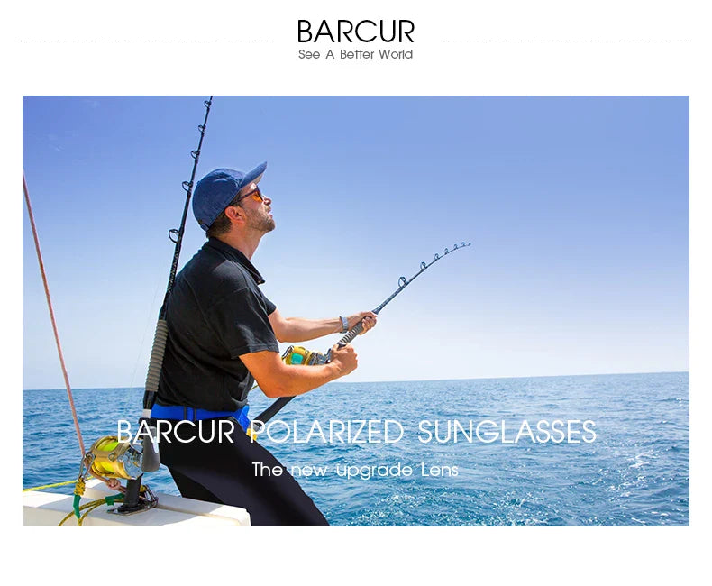 BARCUR Polarized Sports Sunglasses – UV400 Gradient Lenses for Men