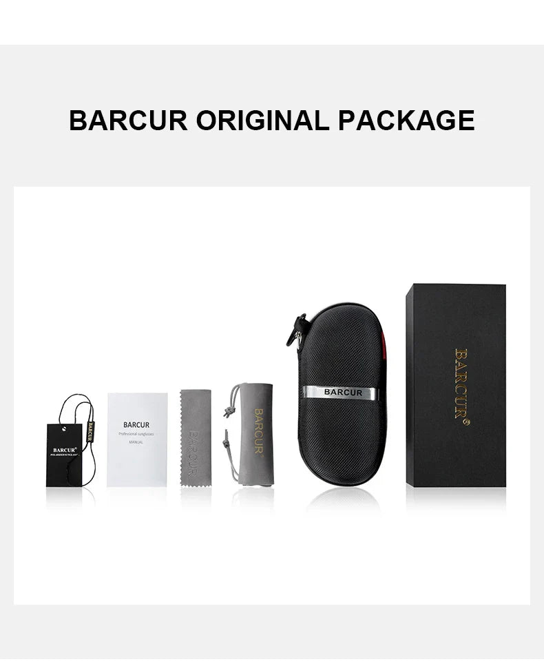 BARCUR Polarized Sports Sunglasses – UV400 Gradient Lenses for Men