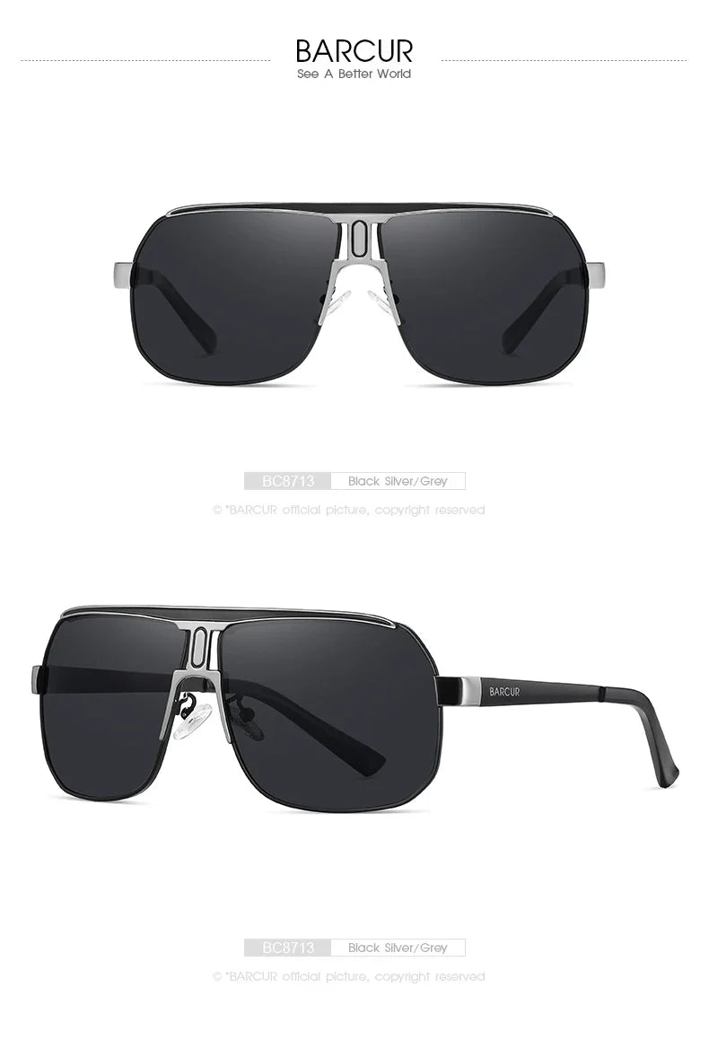 BARCUR Polarized Sports Sunglasses – UV400 Gradient Lenses for Men