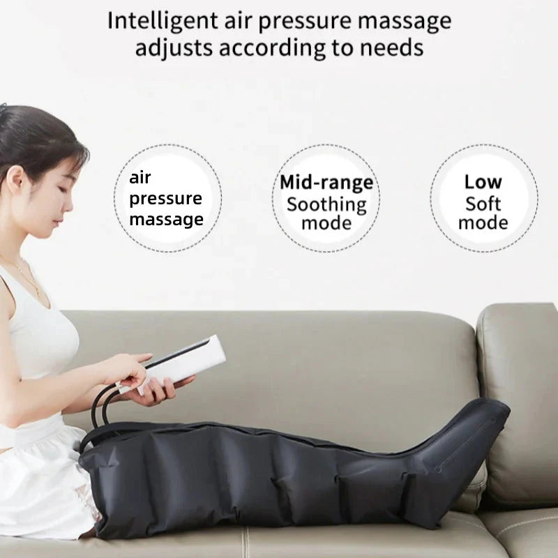 Electric Pneumatic Leg Massager – Thighs, Calves & Feet with Remote