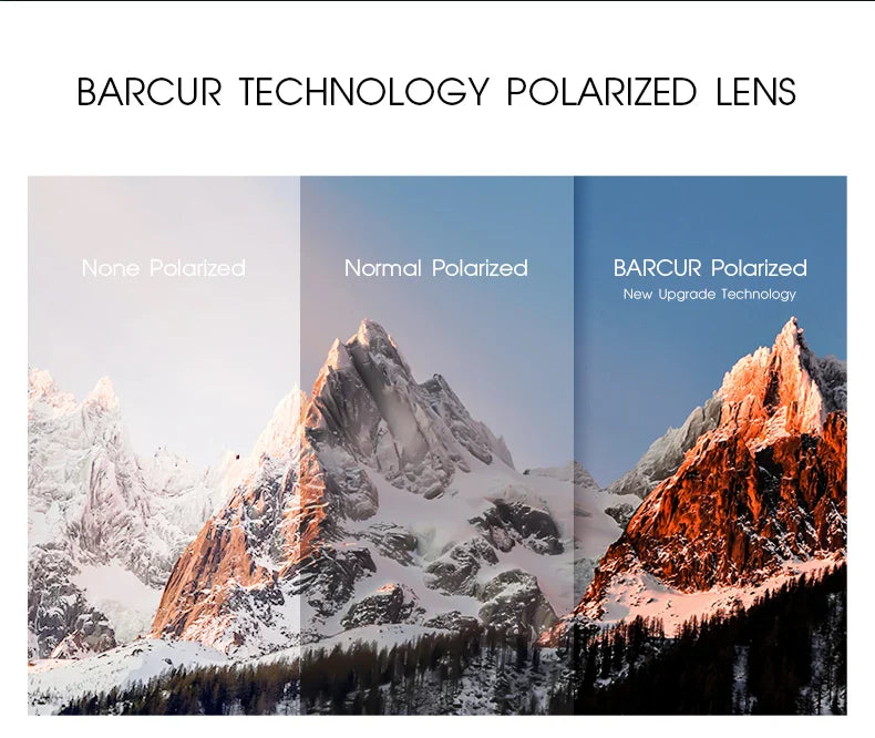 BARCUR Polarized Sports Sunglasses – UV400 Gradient Lenses for Men