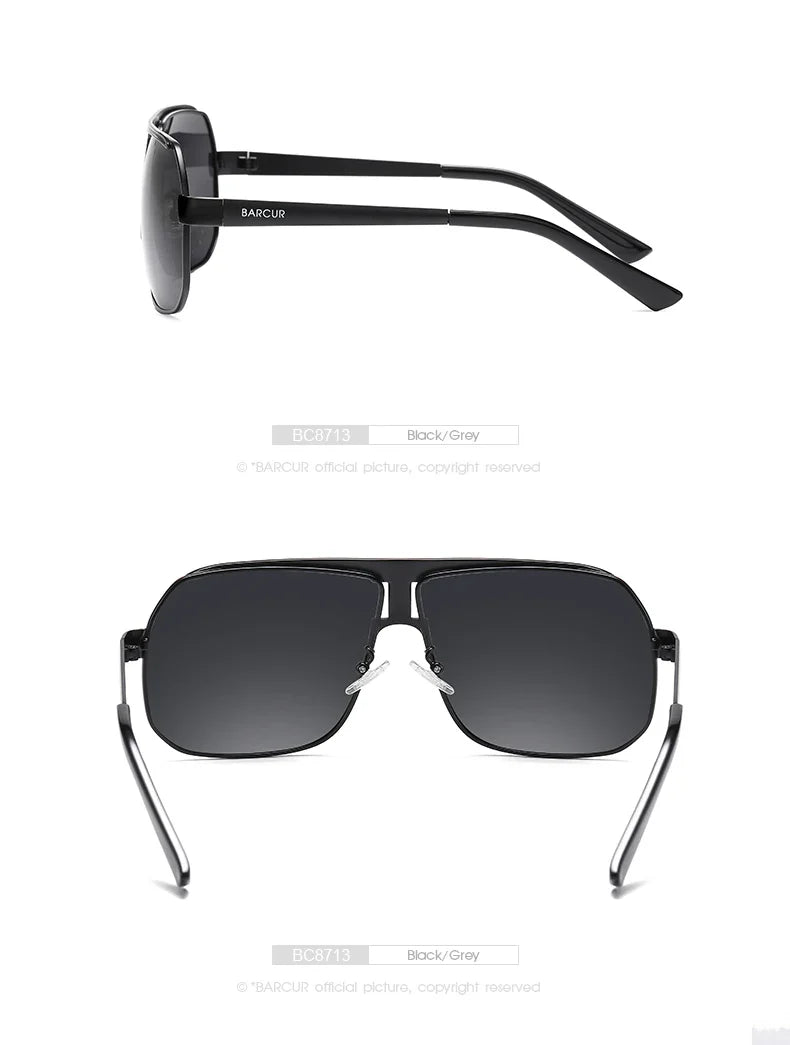 BARCUR Polarized Sports Sunglasses – UV400 Gradient Lenses for Men