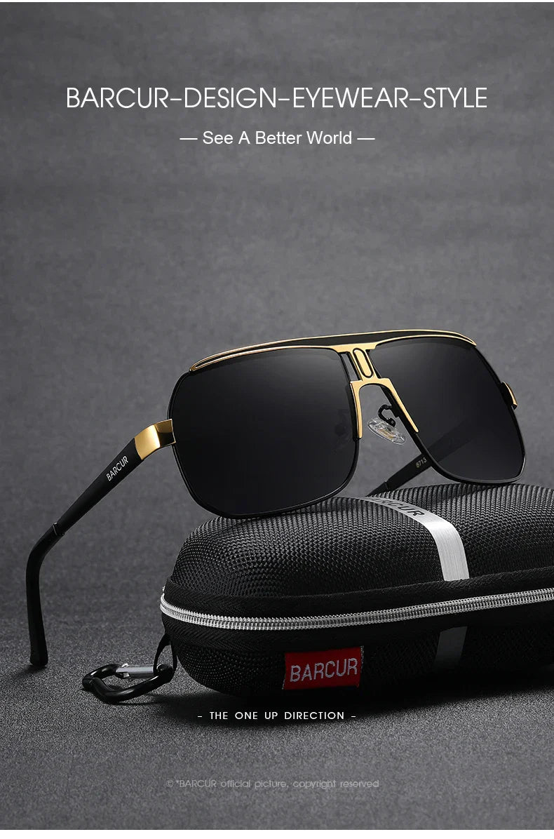 BARCUR Polarized Sports Sunglasses – UV400 Gradient Lenses for Men